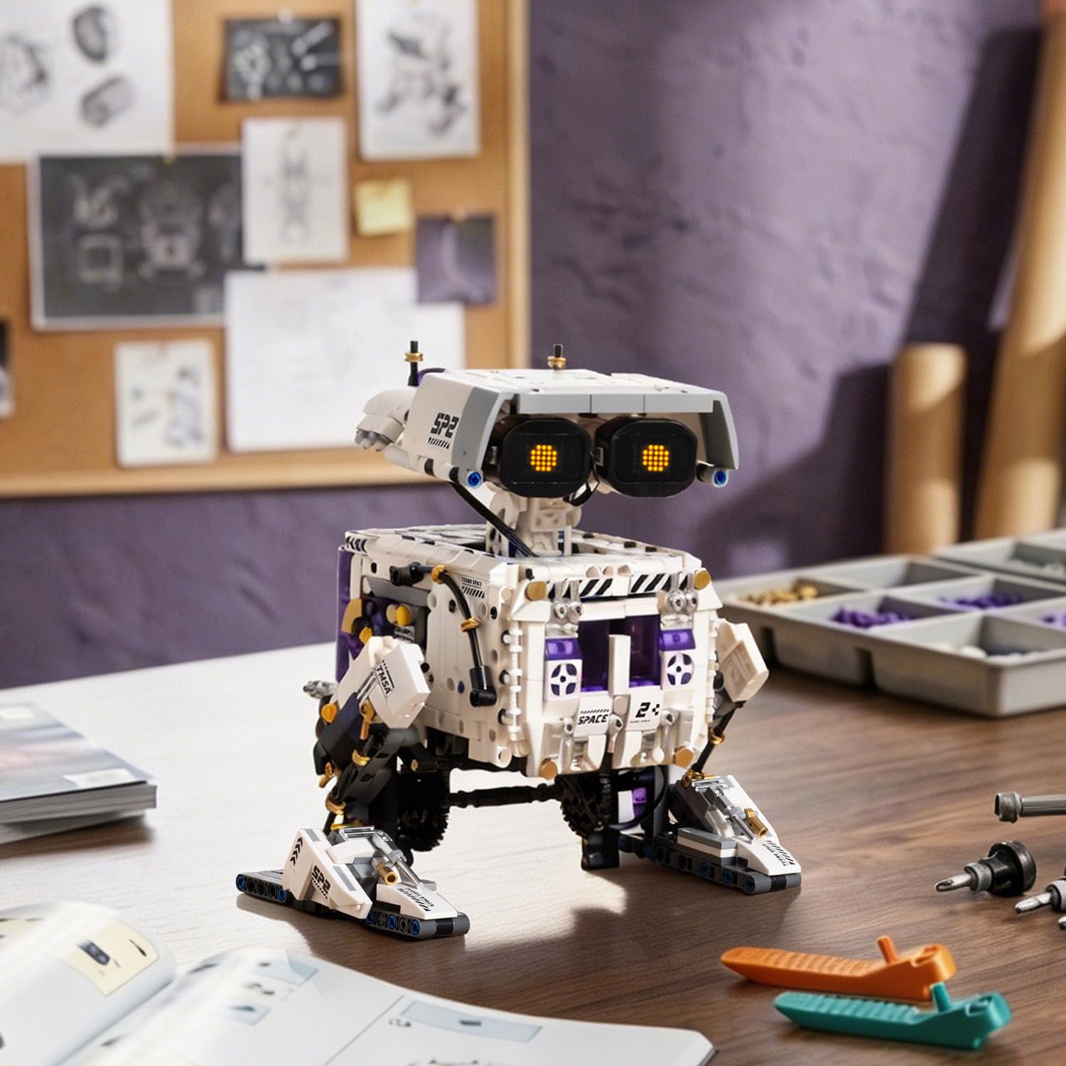 MOQIDI Technic Robot Building Set,Remote Control?App,Coding for Boys 8-12