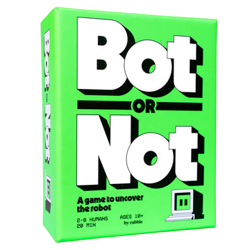 Rabble Bot or Not - A Game to Uncover The Robot | 2-8 Players, Party Games, Family, Teens, Adults, 2 Player Games, Board Games, Card Games