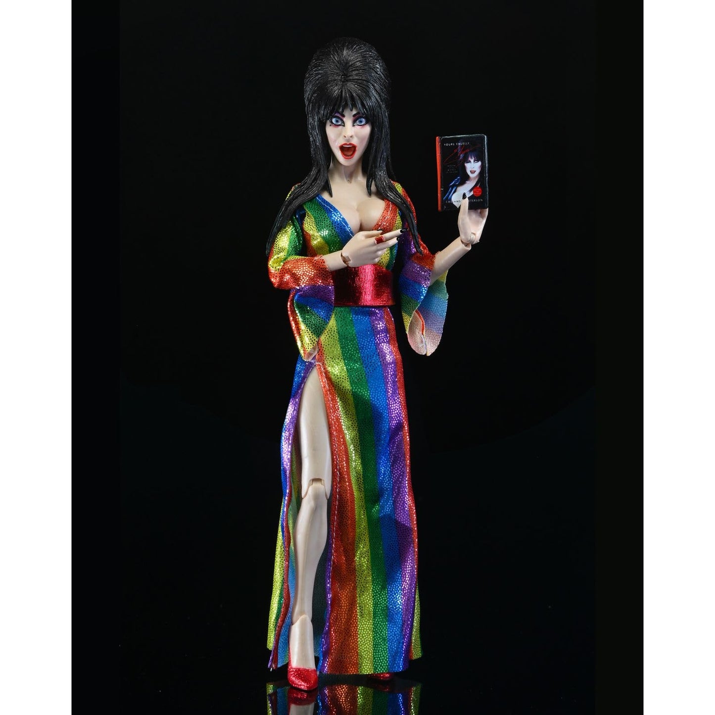 NECA Elvira - 8" Clothed Figure - Somewhere Over the Rainbow Elvira (Pride)