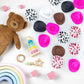 XIPEGPA 50PCS Plastic Mini Western Cowboy Cowgirl Hats Cute Miniature Hat West Party Crafts for Cowboy Cowgirl Party Supplies (Colourful)