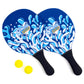 Sunlite Sports Beach Paddle Game Set, 2 Paddles and 2 2 Balls, Perfect for Backyard Fun or Outdoor or Beach or Lawn., Blue