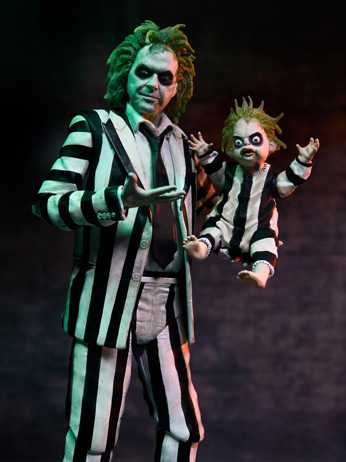 NECA Beetlejuice Striped Suit 7 inch Scale Ultimate Action Figure