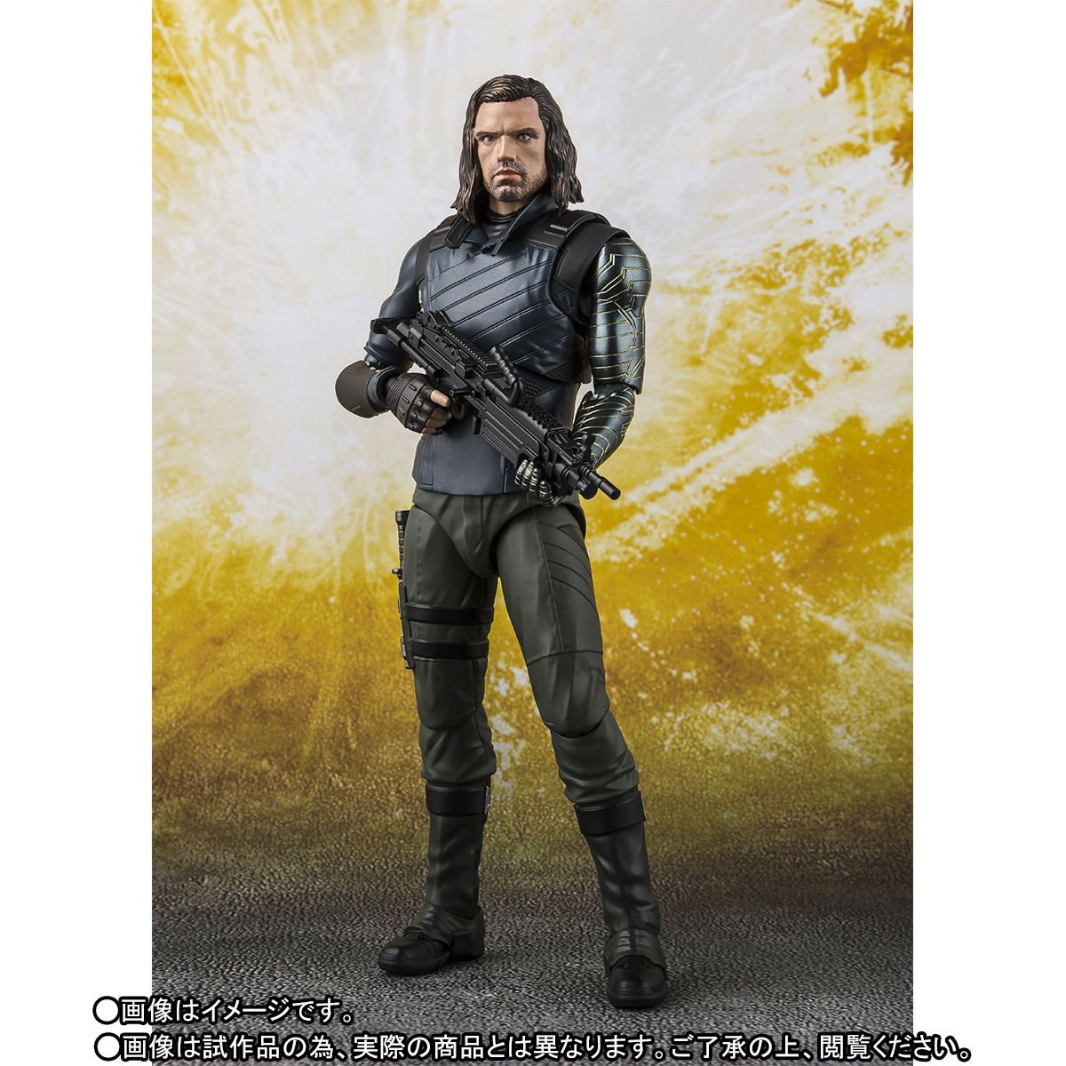 TAMASHII NATIONS S.H. Figuarts Bucky & Tamashii Effect Impact Avengers Infinity War
