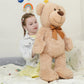 Tezituor Brown Teddy Bear Stuffed Animal, 26 inch Large Stuffed Teddy Bear Plush for Girl Boys Girlfriend, Soft Teddy Bear Toy Gift for Baby Shower