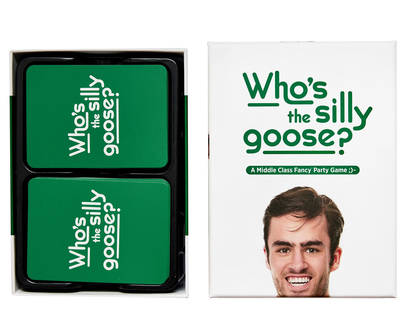DSS Games Who's The Silly Goose? [A Middle Class Fancy Party Game] to Decide Who's Most Likely to Become Their Parents.