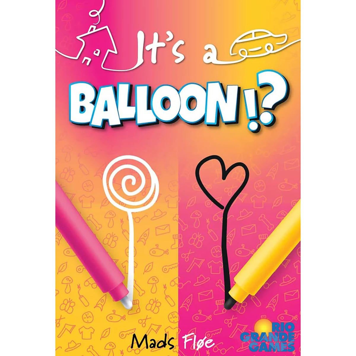 Rio Grande Games: It's A Balloon Party Drawing Game, Ages 8+, 3-8 Players
