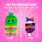 Cats vs Pickles 2pk Mystery Bags Fuchsia Wave Bean Filled Plushies - Stocking Stuffers - Blind Bags for Girls and for Boys - Sensory Friendly Surprise