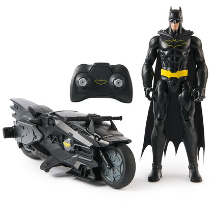 Spin Master DC Comics, Batman, Batcycle + 30 cm Batman Action Figure, from 4 Years