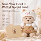 Tatuire Teddy Bear 11.8 Inch with One Clothing Stuff Animal Plush Gift for Kids Girls Women Birthday. (Brown Lamb Suit)