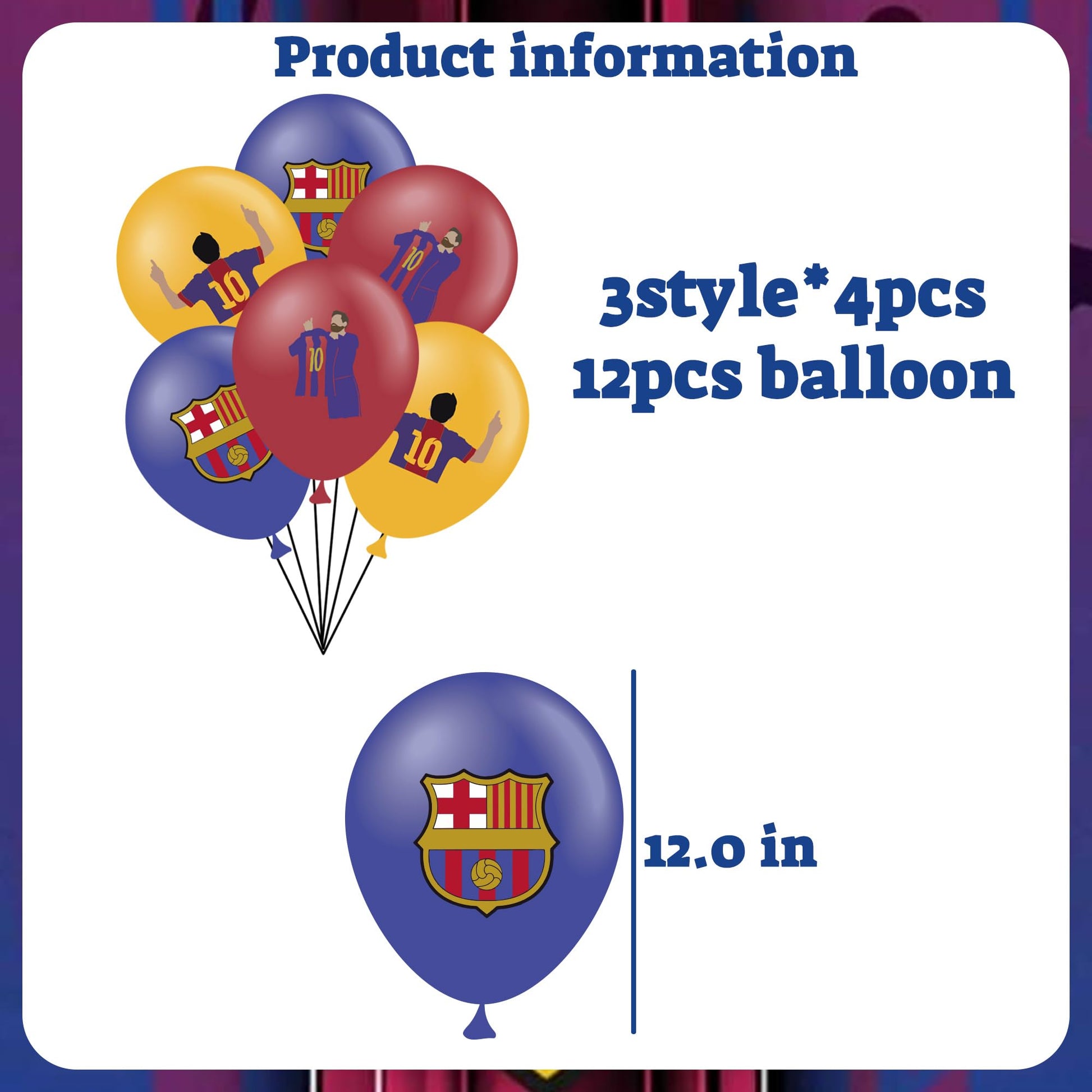 Soccer Theme Birthday Party Decorations, Messi Birthday Party Supplies