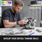 Mould King 10088 V8 Engine Building Kit - Build Your Own V8 Engine Toy, 8-Cylinder Petrol Car Engine Replica Model Building Kit for Adults (535 Pcs)
