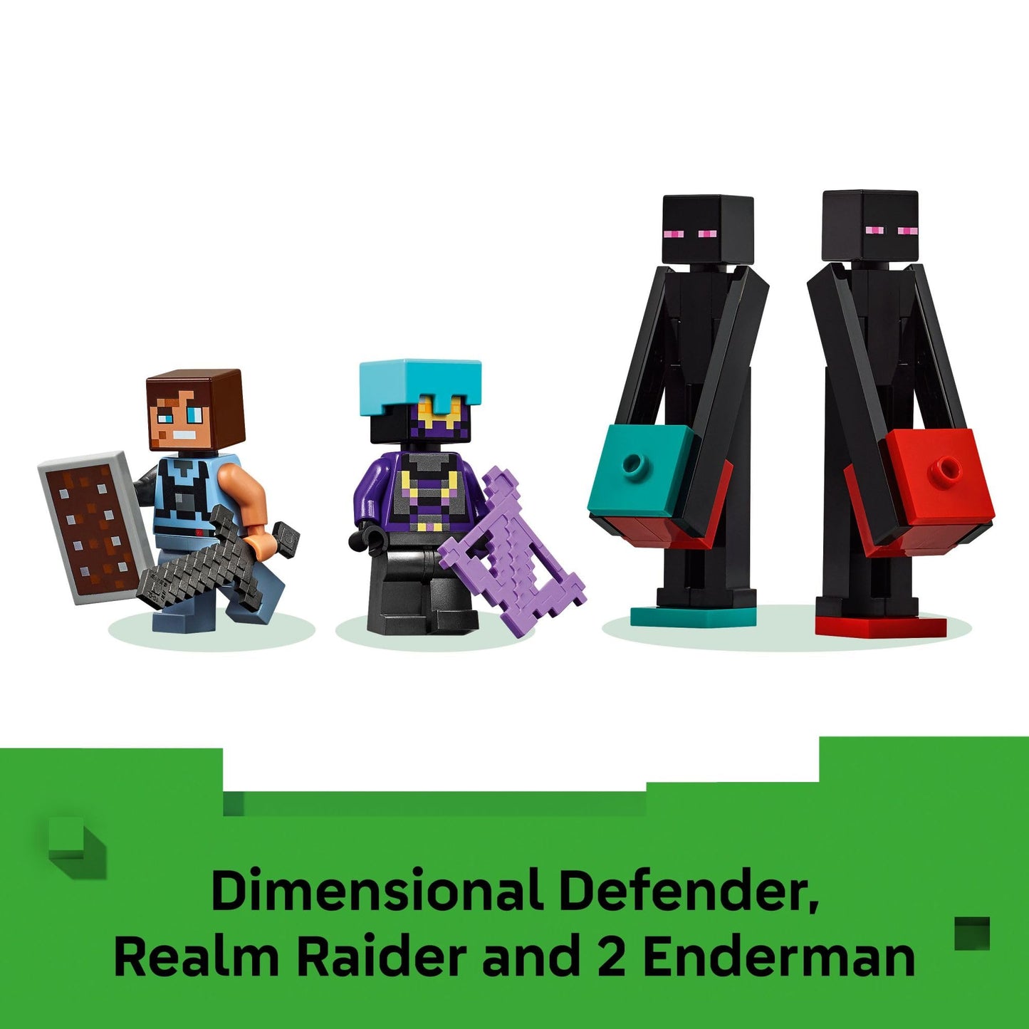 LEGO Minecraft The Enderman Tower Building Toy for Boys & Girls - Video Game Building Set for Kids, Ages 9+ - 2 Toys in 1 for Player Vs. Player