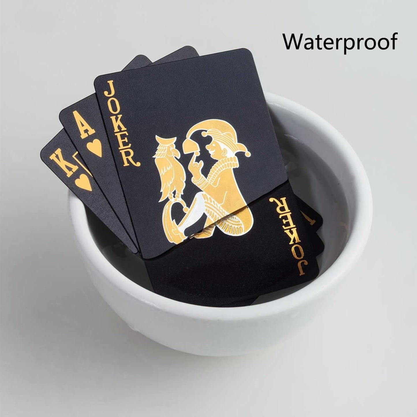 KEAIDUO Plastic Playing Cards - Waterproof & Durable Poker Deck for Adults, Smooth Magic Cards for Family Game Night, Pool Party, Travel, and Magic