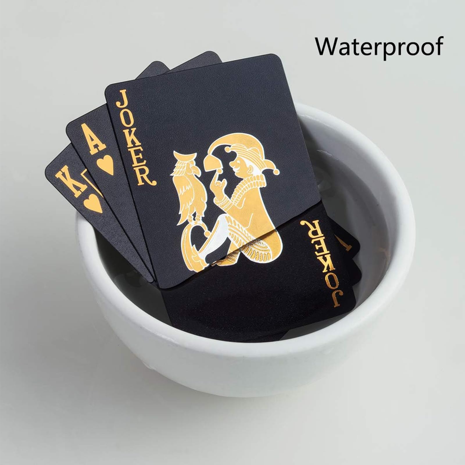 KEAIDUO Plastic Playing Cards - Waterproof & Durable Poker Deck for Adults, Smooth Magic Cards for Family Game Night, Pool Party, Travel, and Magic