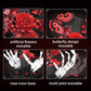 HIGH GODO Skull Flowers Rose Building Set with Skull Hand, Horror Gothic Rose Home Office Decor with Cross, Halloween Fathers Day Birthday Gifts
