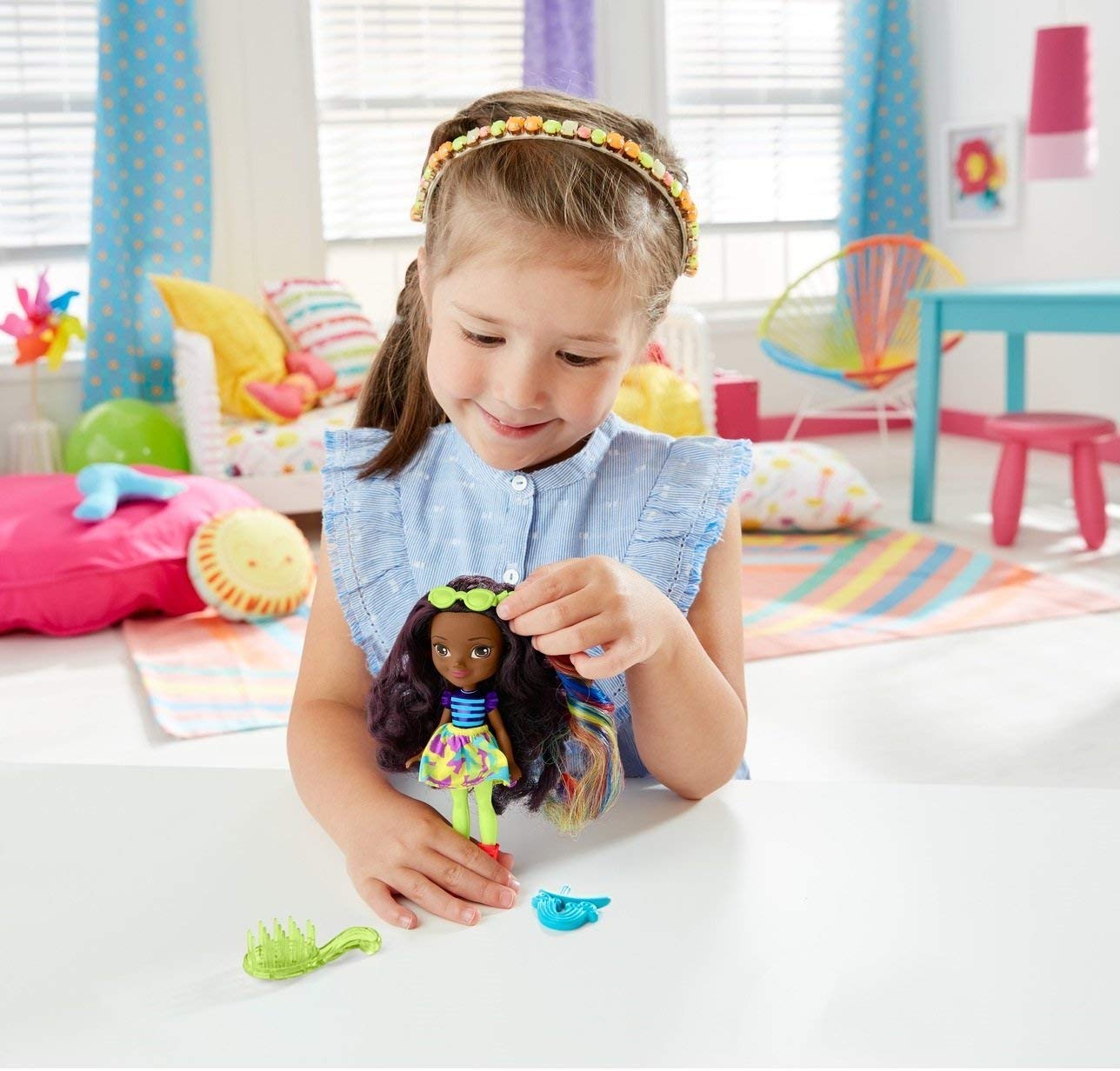 Fisher-Price Sunny Day FBN68 Fisher-Price Nickelodeon Sunny Day, Pop-in Style Rox, Multicolor