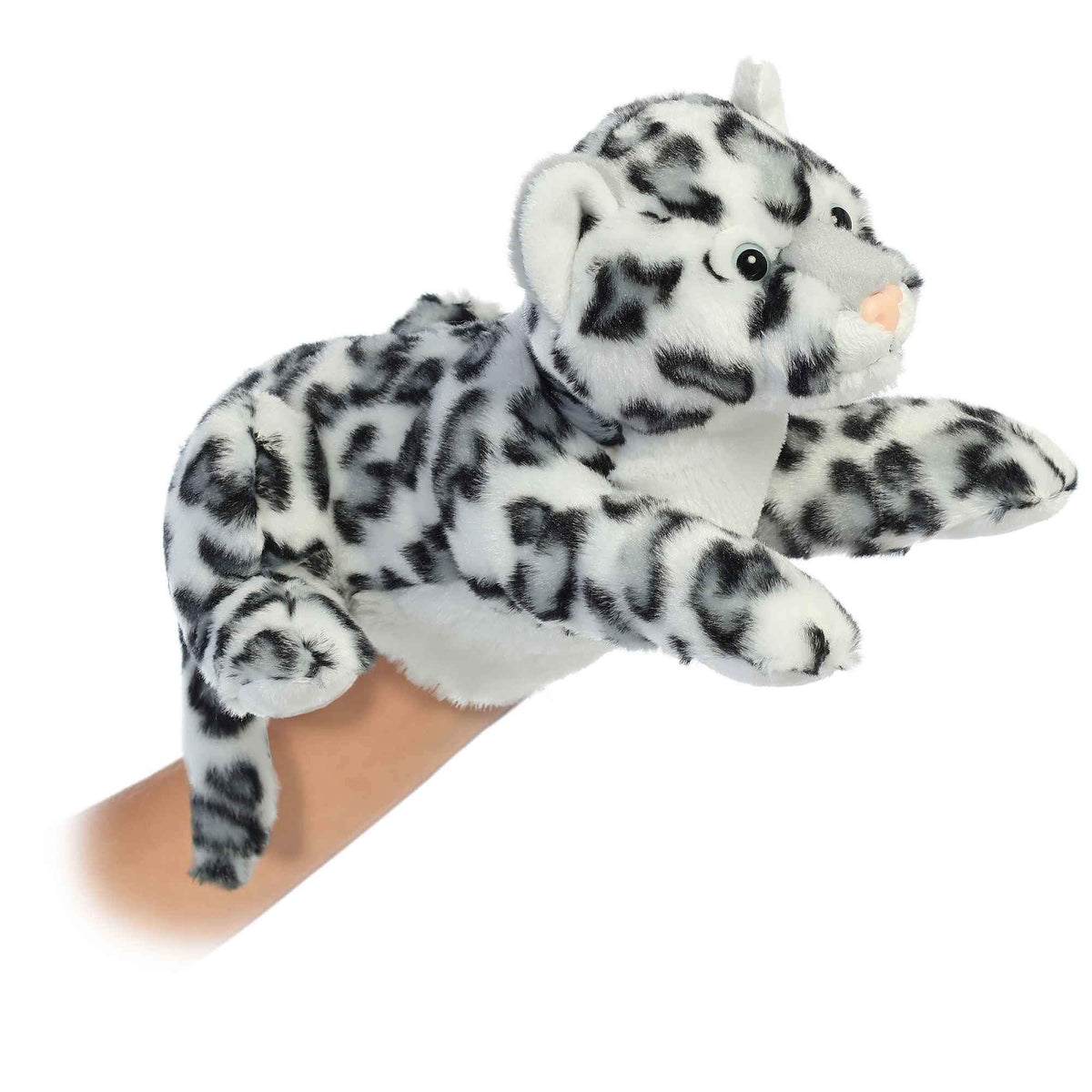 Aurora World Hand Puppet - 12" Snow Leopard