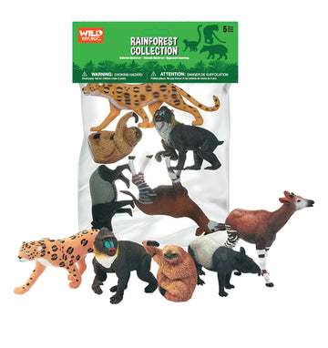 Wild Republic Polybag Rainforest Figurines - 12"