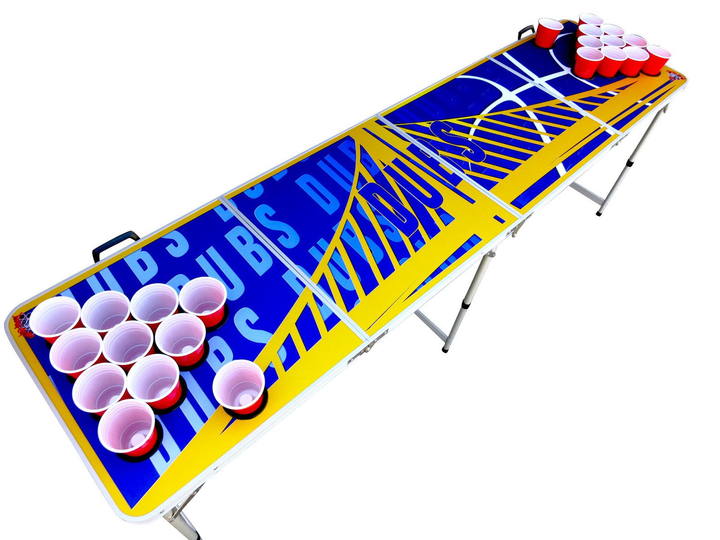 Dubs Beer Pong Table with Predrilled Cup Holes