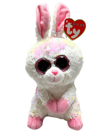 Ty - Flippables Small-Plush Sequins Bonnie The Rabbit 15 cm, TY36678, Multi-Colour