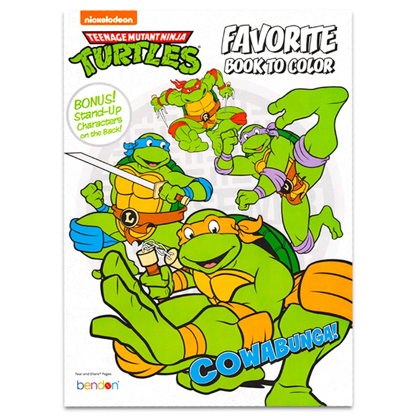 Teenage Mutant Ninja Travel Activity Kit for Kids w Drawstring Bag Bundle