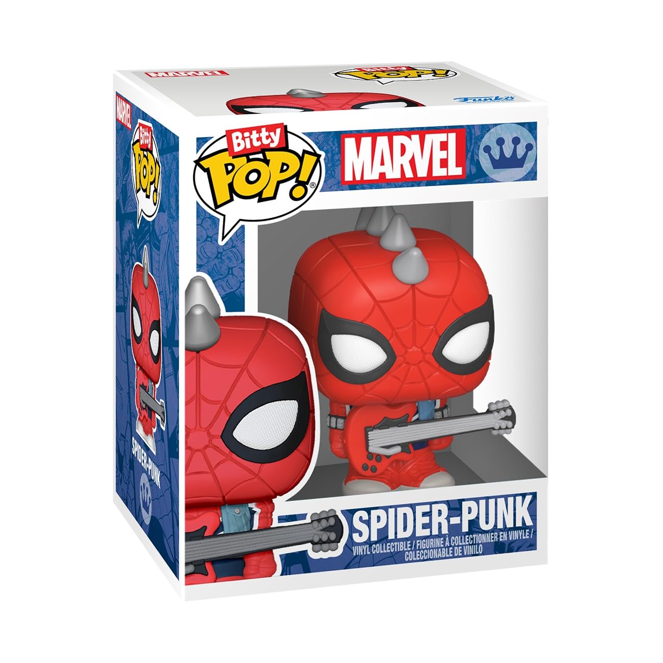 Funko Bitty POP! Display: Spider-Man Web with Woman & Spider-Punk