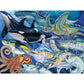Bits and Pieces 1000 Piece Jigsaw Puzzle - Ocean Life - Underwater Sea Creatures by Tim Jeffs - Vibrant Marine Animals, 20" x 27", Unique Random Cut