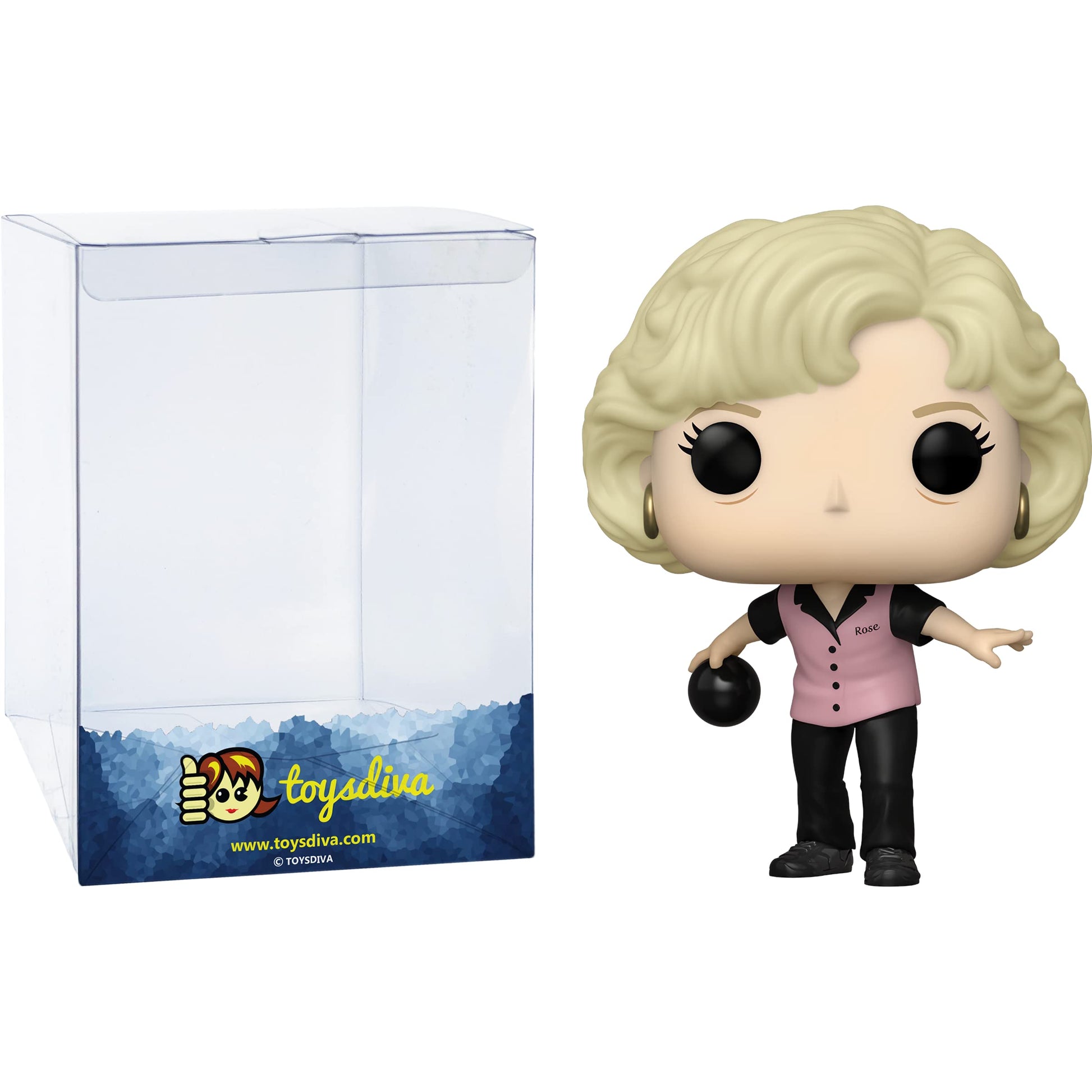 Funko Rose: P o p ! Vinyl Figurine Bundle with 1 Compatible 'ToysDiva' Graphic Protector (1013-49272 - B)