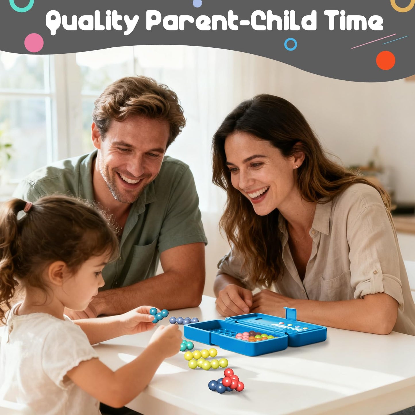 Hydrathy Brain Teaser Puzzles Games for Kids Adults with Timer, 2 Modes Handheld Travel Games, Single Player Mind Challenge Toys, STEM Montessori