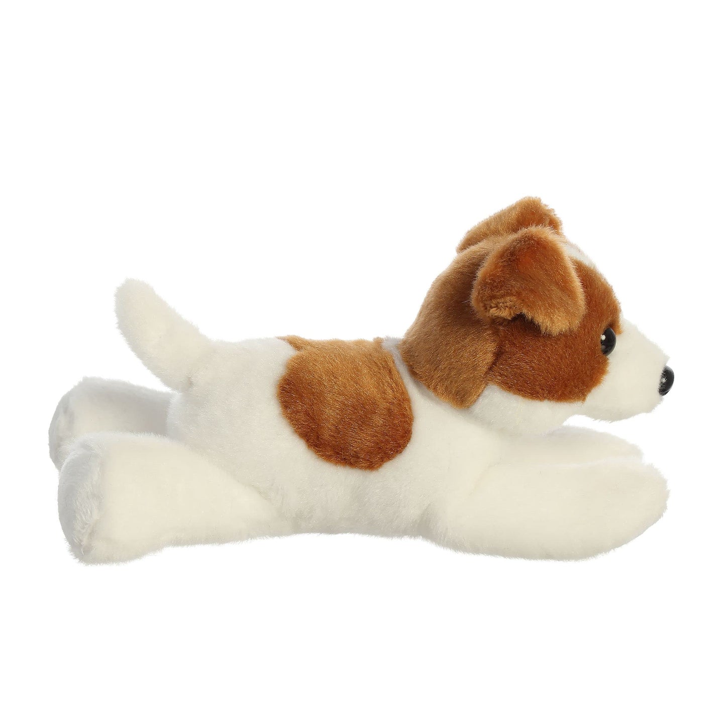 Aurora® Adorable Mini Flopsie™ Jackie Russell™ Stuffed Animal - Mini Companions Ready for Playful Adventures - for Kids All Ages, Toddlers, Adults