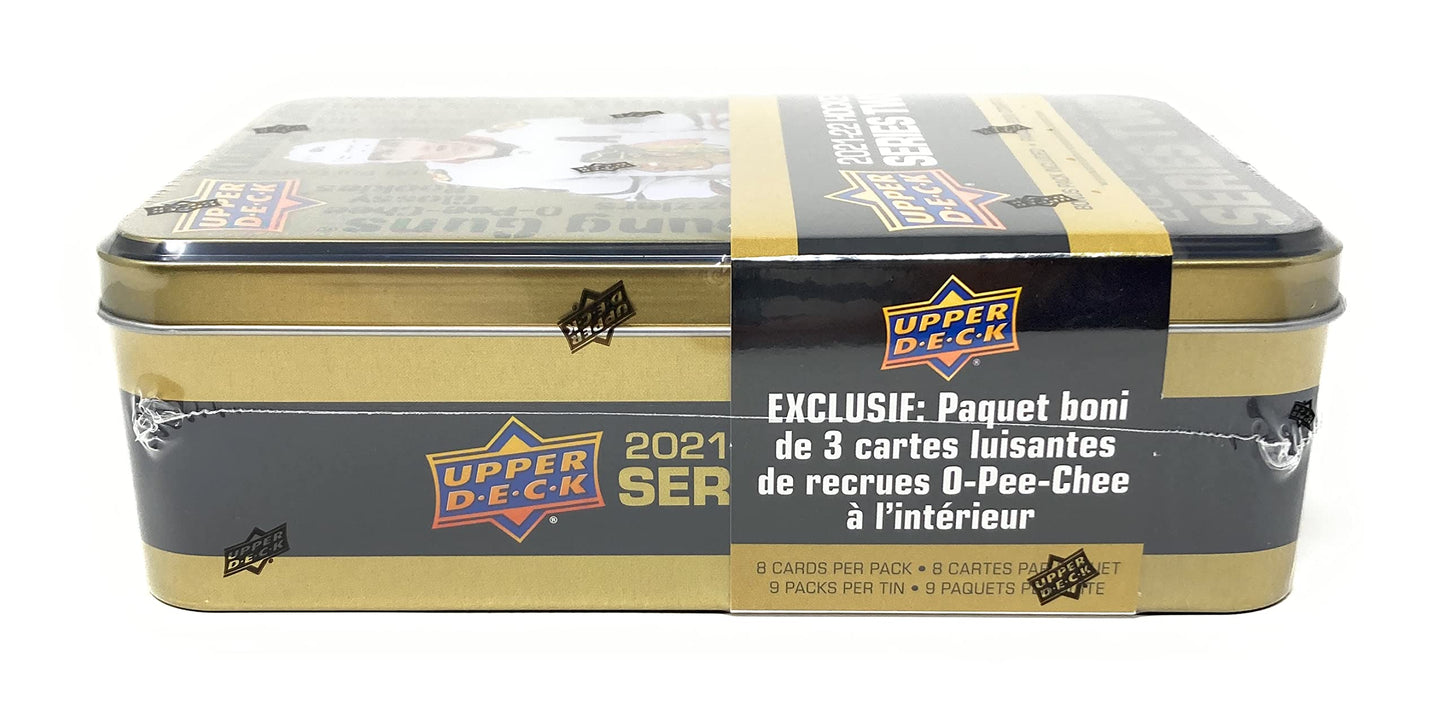 Upper Deck 2021-22 Series 2 Hockey Cards Collector's Tin