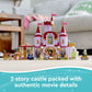 LEGO Disney Belle and The Beast’s Castle Building Toy 43196 Pretend Play Building Kit from The Beauty and The Beast Movie with Horse Toy, Disney
