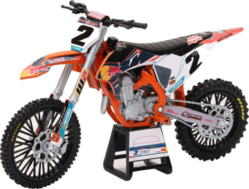KTM 450 SX-F Motorcycle #2 Cooper Webb Red Bull KTM Factory Racing 1/12 Diecast Model by New Ray