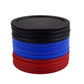 Kasteco 12 Pack 2.5 Inch Air Hockey Pucks for Small Size Table (Red Blue Black, 64x4 mm)