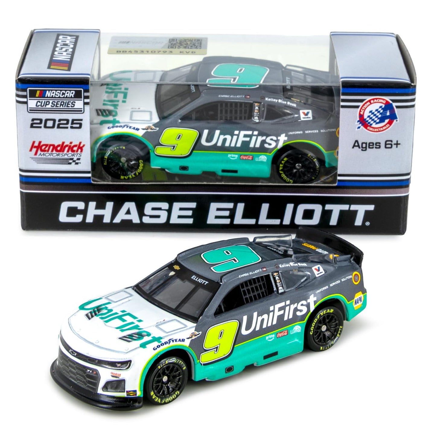 Lionel Racing Chase Elliott 2025 Darlington Throwback Standard ARC Diecast Car 1:64 Scale