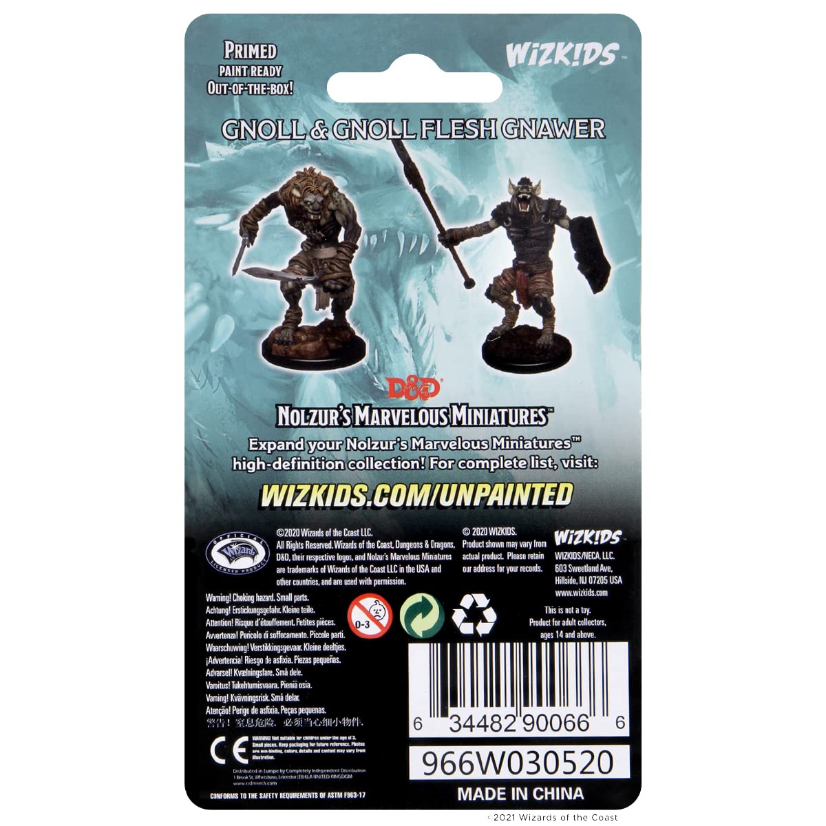 WizKids D&D Nolzur's Marvelous Miniatures - Gnoll & Gnoll Flesh Gnawer