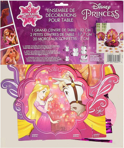 amscan 281627 Table Decorating Kit Disney© Rapunzel Dream Big Collection 1 pack (23 pcs) Party Accessory, Purple, One Size