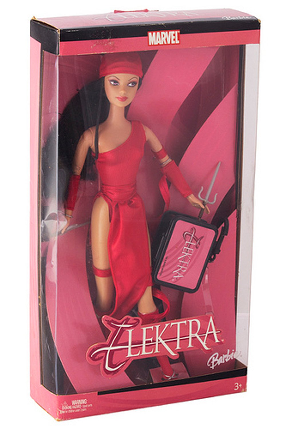 Barbie as Elektra from Marvel Comics