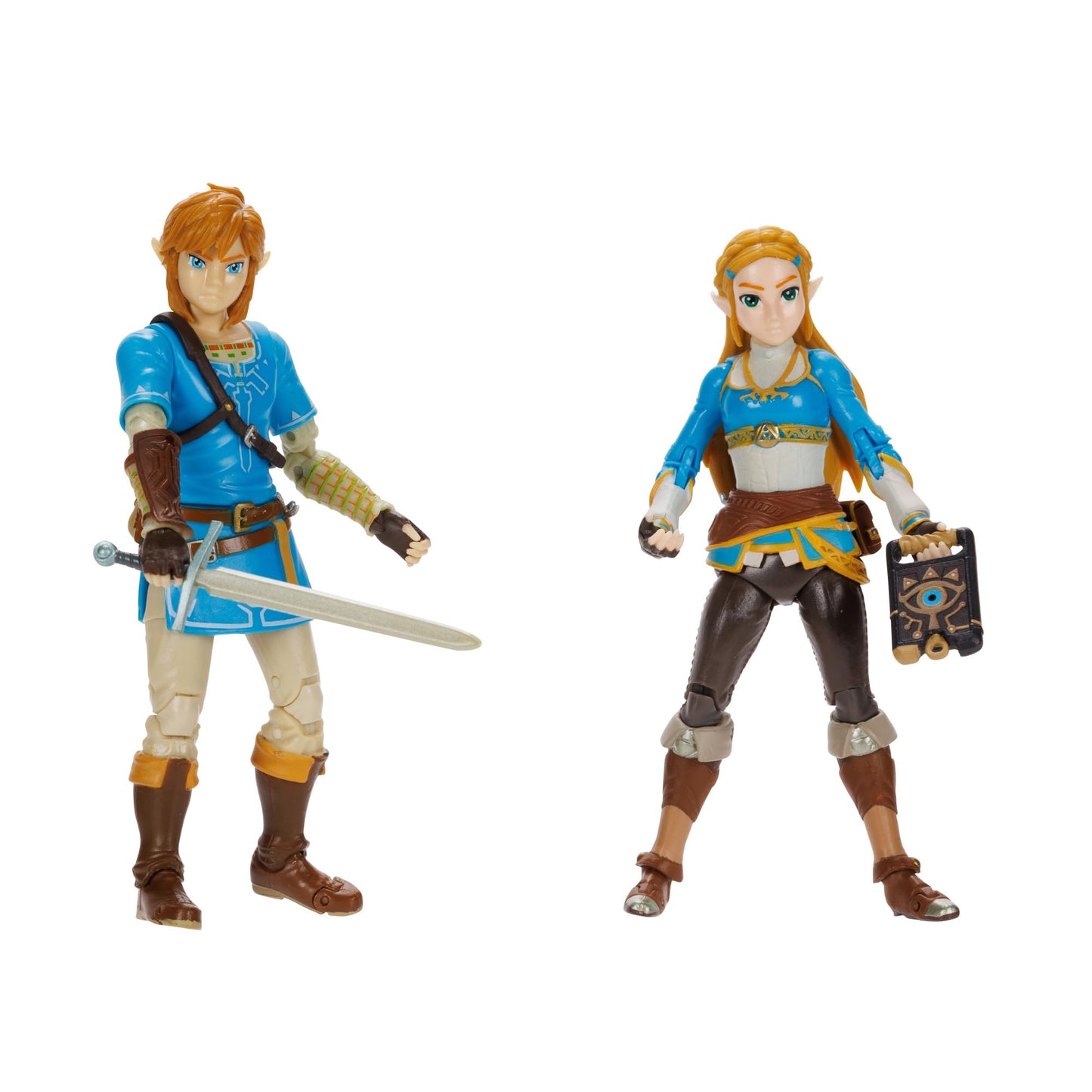 Super Mario 4" Action Figure 2 Pack: Link & Zelda