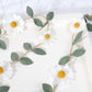 Wool Felt Daisy Chain Banner Garland - Daisy 1st Birthday Decorations,Daisy Themed Party Decorations,Nursery Wedding Decoration,White Wool Felt Daisy