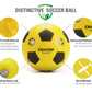 Chastep 8" Foam Soccer Training Ball Perfect for Child 3+ Play and Excercise Soft Kick - Practice and Backyard Play - Best for First-Time Yellow/Black