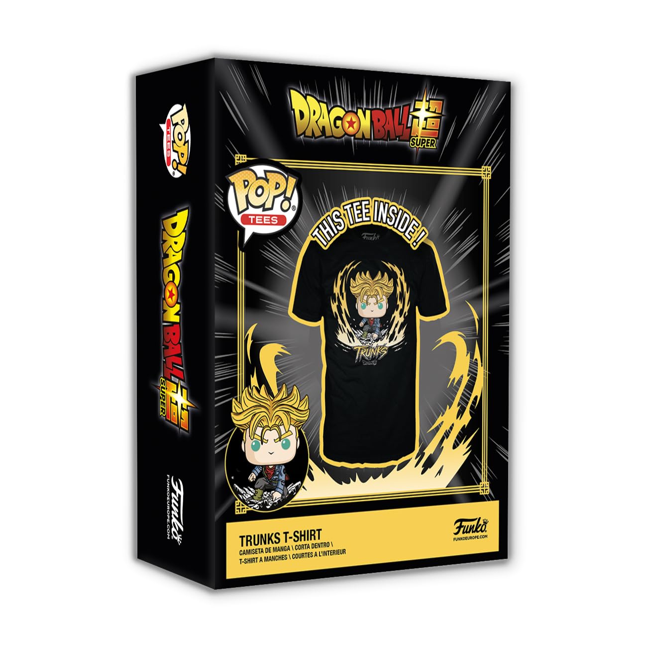 Funko Pop! Boxed Tee: Dragon Ball Super - Trunks - S