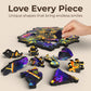 CRAFTHUB Harry Potter Puzzle - Hogwarts Crest - Fine Oddities - A3 Size - Wooden Jigsaw Puzzles for Adults - 201 Unique Shaped Pieces - Officially
