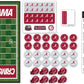 MasterPieces Family Game - NCAA Alabama Crimson Tide Checkers - Officially Licensed Board Game for Kids & Adults 13" x 21"