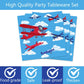 80 Pcs Airplane 2nd Birthday Party Decorations Two Fly Disposable Paper Dinner Plates Napkins Forks Dinnerware for Aviation Theme Boys 2nd Birthday
