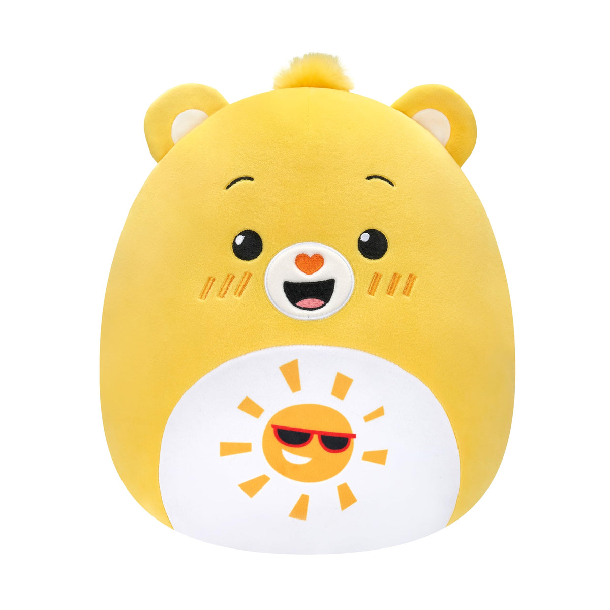 Squishmallows Original Care Bears 12in Funshine Bear - Official Jazwares Plush (Medium-Sized)