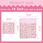 2-PC Set Doll Bedding with Comforter and Pillow, Reversible Print Doll Bedding Accessories, Fits American Girl Dolls and Other 18 Inch Dolls