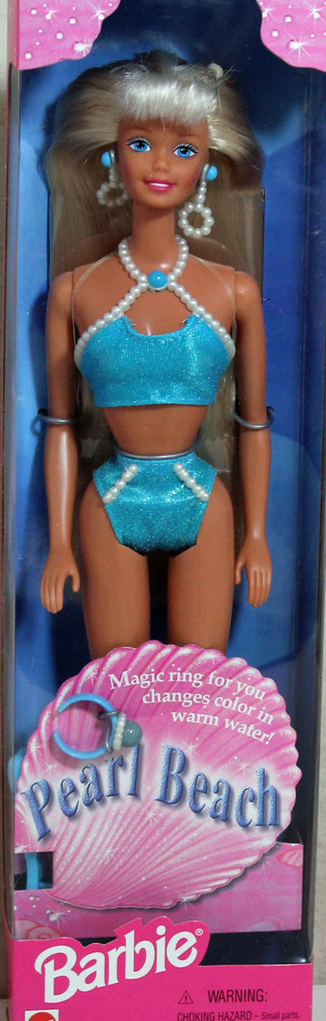 Blonde Pearl Beach Barbie Doll 1997 with a Ring for You