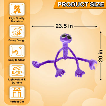 TwCare Purple Plush Toy for Kids Adults, Playing with Family, Soft Stuffed Animal Plushie Toys, Plushies Birthday Thanksgiving Christmas Festival