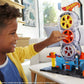 Hot Wheels City Super Twist Tire Shop Playset, Spin The Key to Make Cars Travel Through The Tires, Includes 1 Car, Gift for Kids 4 to 8 Years Old